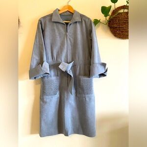 Vintage suede dress